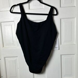 Athleta one piece black bathing suit size X-Large